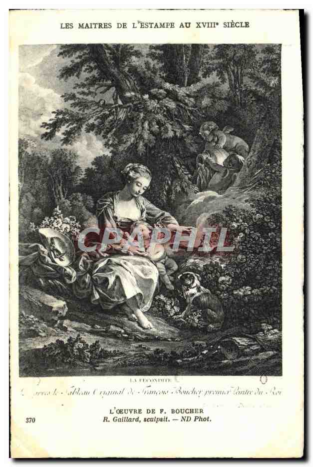 CPA Estampes 18eme Boucher Gaillard 