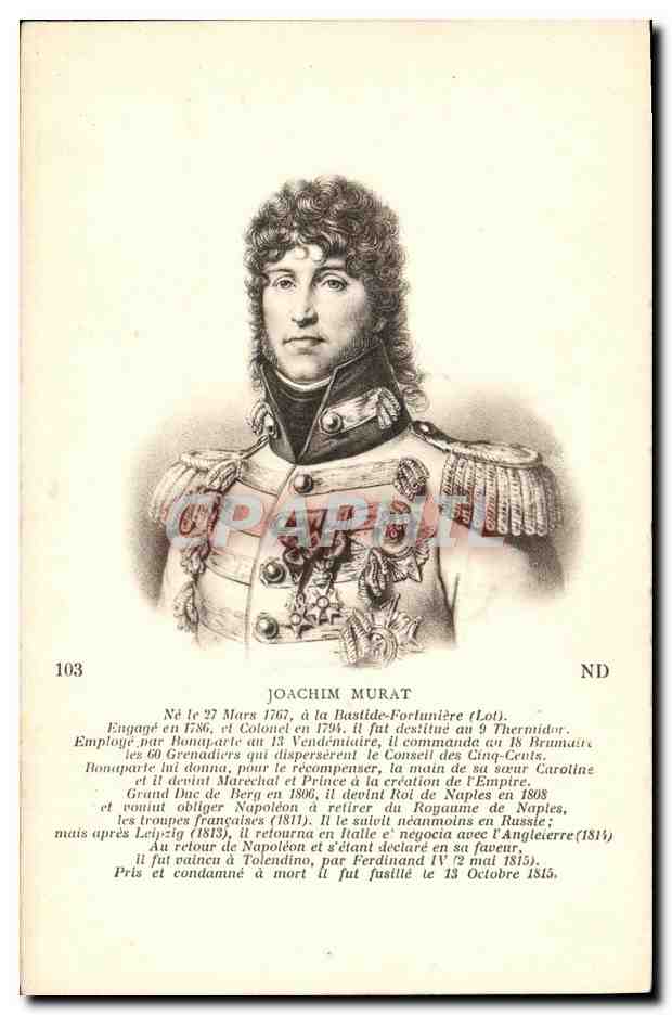 CPA Joachim Murat La Bastide Fortuniere 