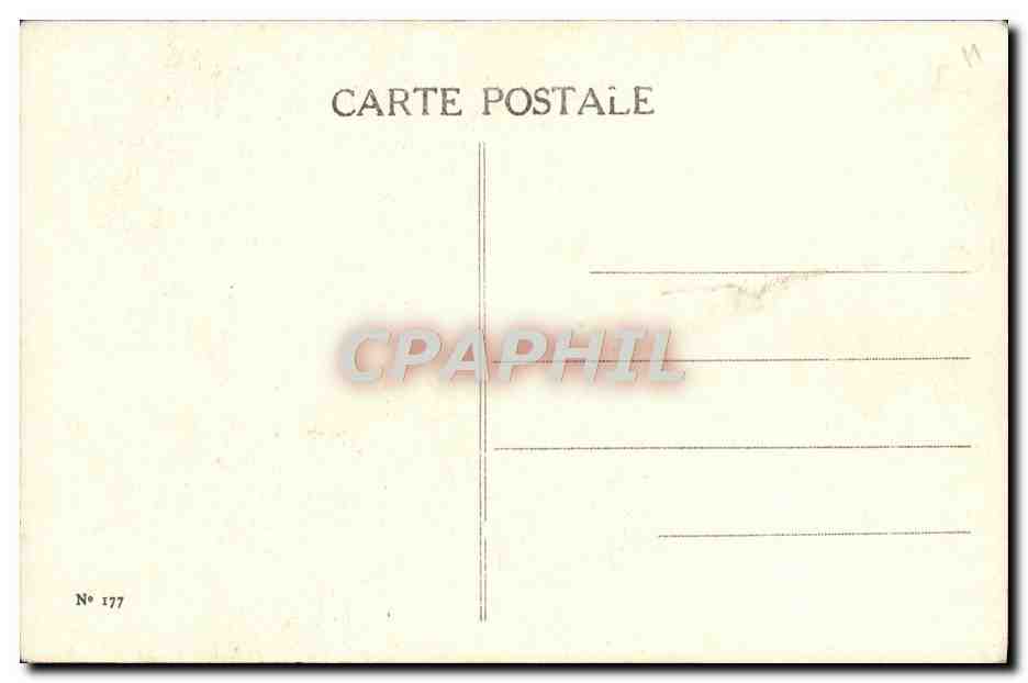 Nue buvant d'un vase — phototypie — CPAPHIL n° 177 — Rückseite