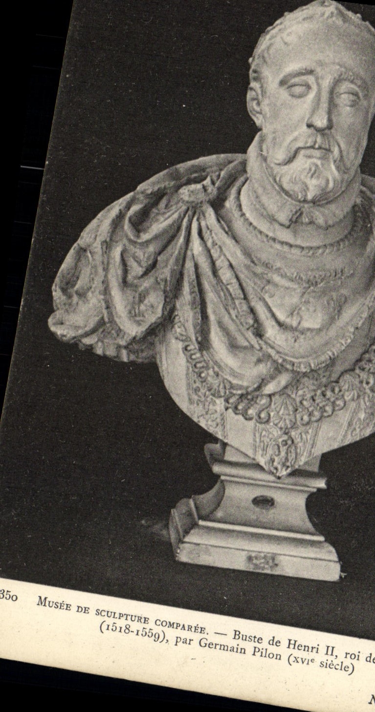 Buste de Henri II — Musée de Sculpture Comparée — par Germain Pilon (XVIe siècle)