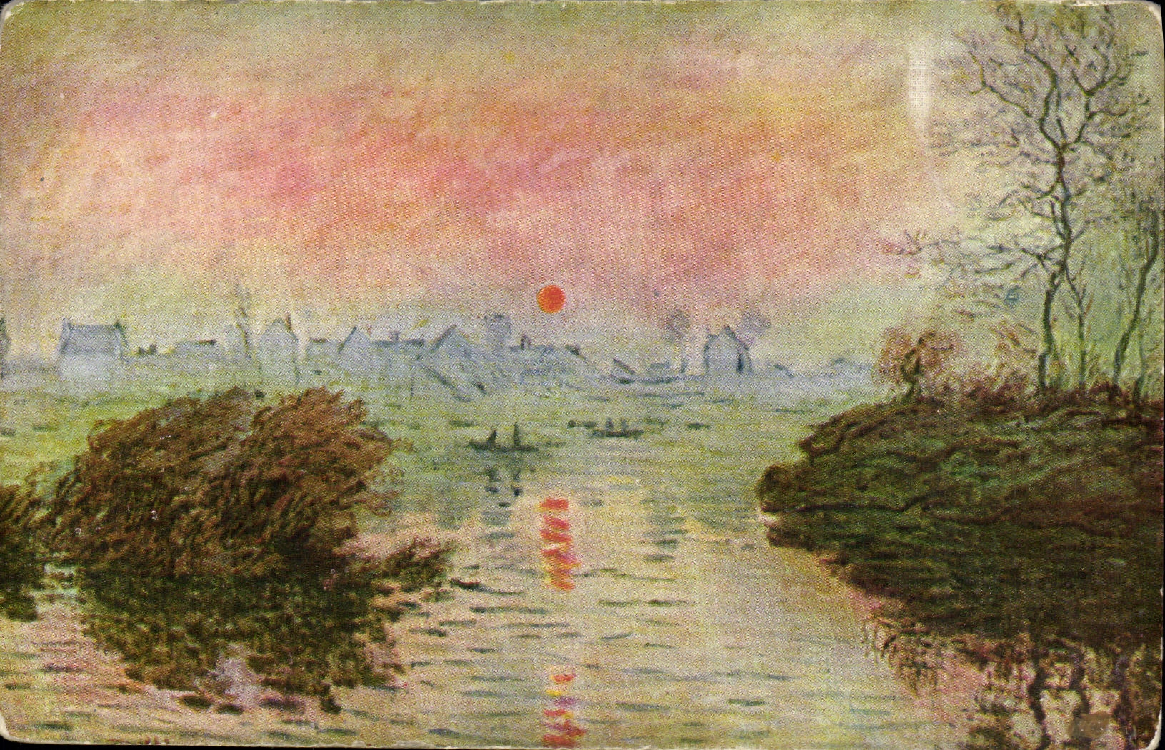 CPA Claude Monnet Paysage