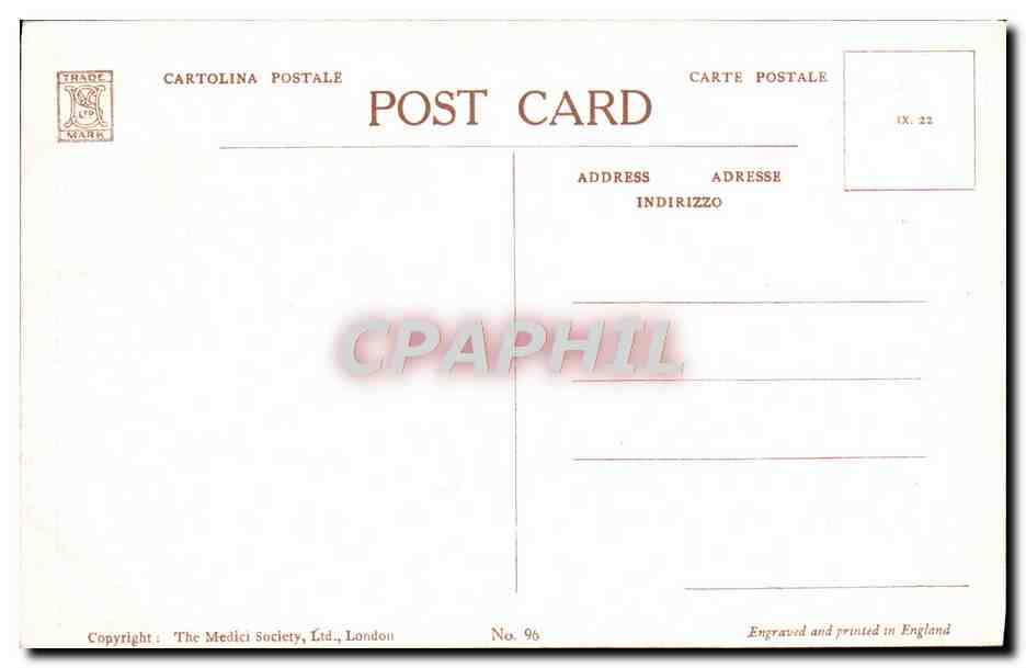 CPA The young sheperd Reynolds  — Verso