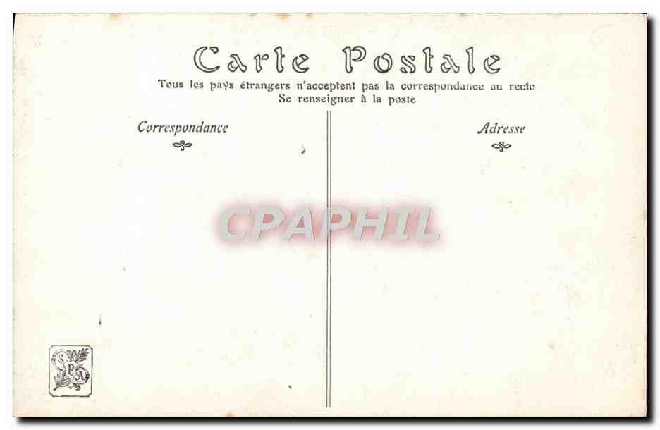 CPA Salon 1907 Etude de vieille femme Albert Larteau — Verso