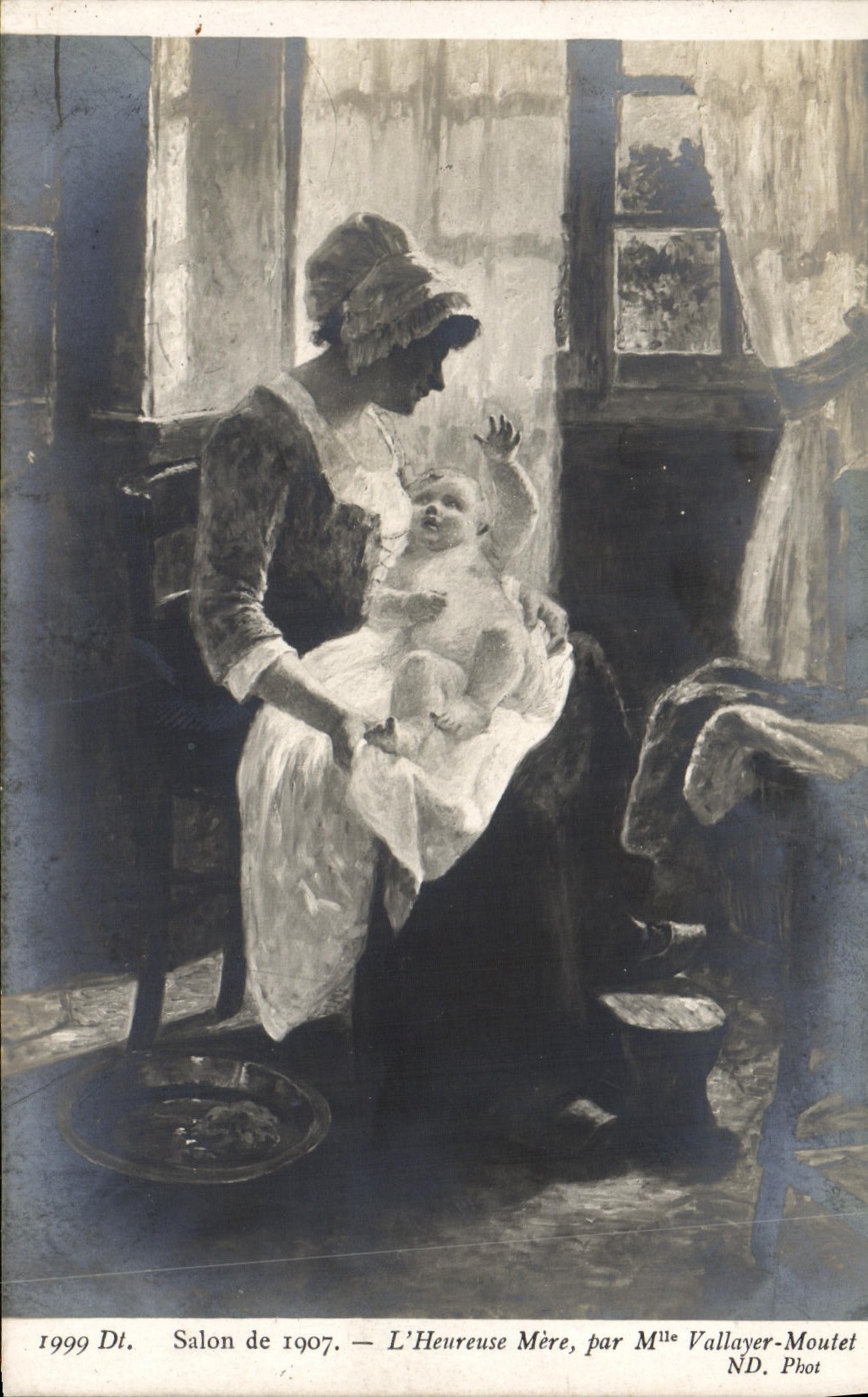 CPA Salon 1907 L'heureuse Mere Vallayer Moutet