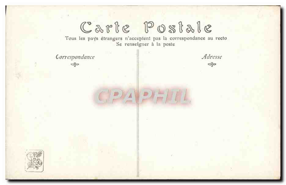 CPA Salon 1907 L'heureuse Mere Vallayer Moutet — Verso
