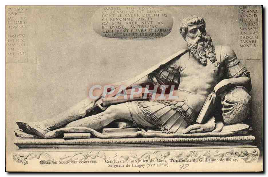 Tombeau du Guillaume de Bellay — Cathédrale Saint-Julien de Mans — Musée de Sculpture Comparée