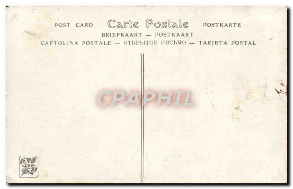 CPA Salon de Paris L'oubli de la consigne Gaston Gelibert Chiens Chasse — Verso