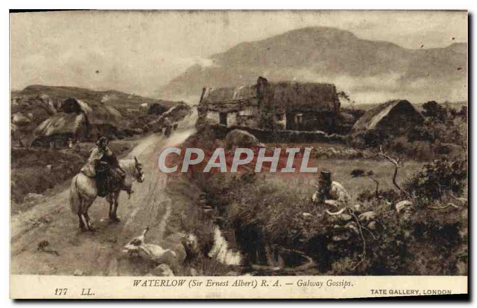 CPA Waterlow Sir Ernest Albert Galway Gossips Irlande 
