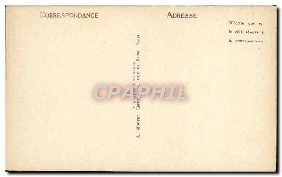 CPA Musee Carnavalet Tete de jeuen fille Quentin de Latour  — Verso