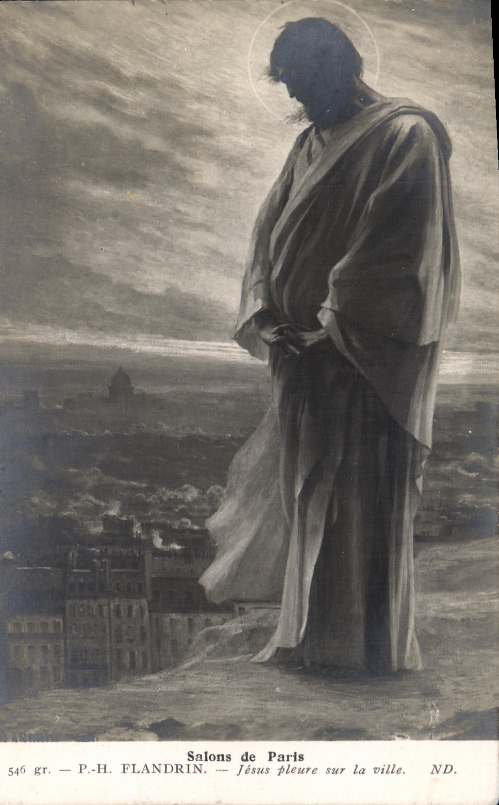 CPA Salons de Paris Flandrin Jesus pleure sur la ville