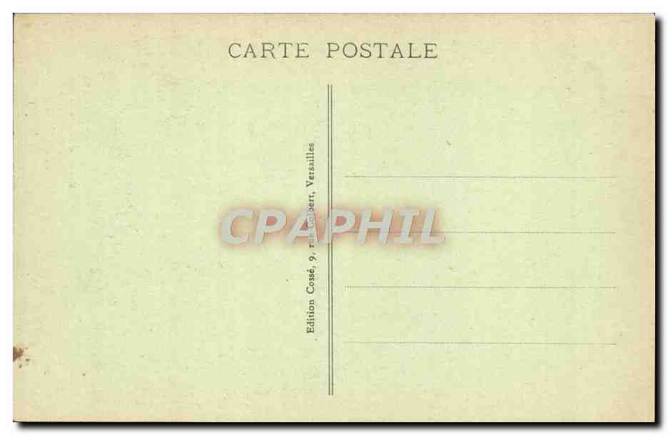 CPA Marie Antoinnette Musee de Versailles — Verso