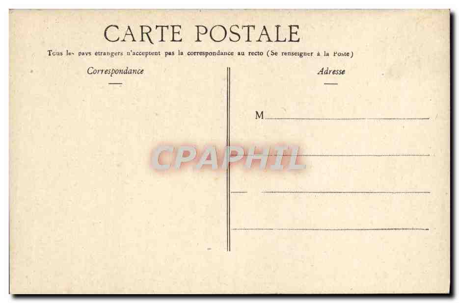 CPA Rencontre nocturne Militaria Auto mitrailleuse  — Verso