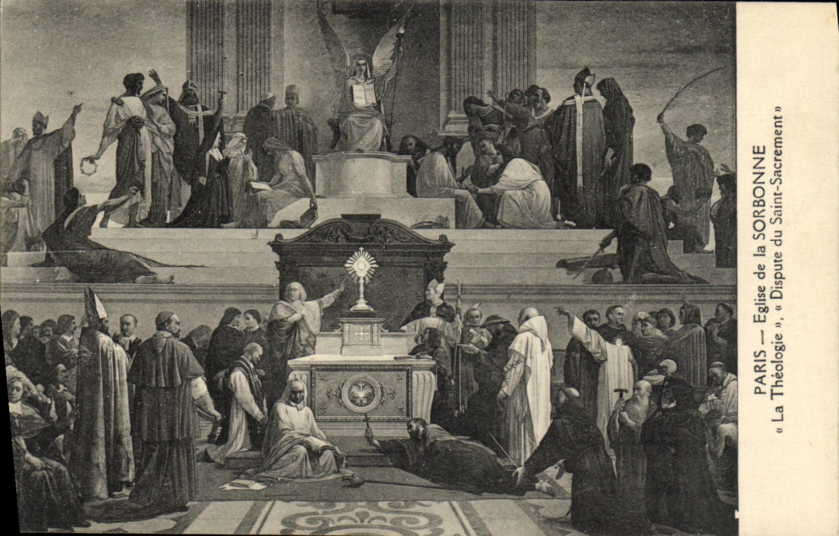 CPA Paris Eglise de la Sorbonne La Theologie Dispute du Saint Sacrement 
