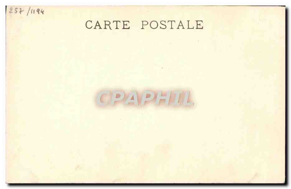 CPA Paris Hotel de ville Salon des lettres L'eloquence Leroux  — Verso