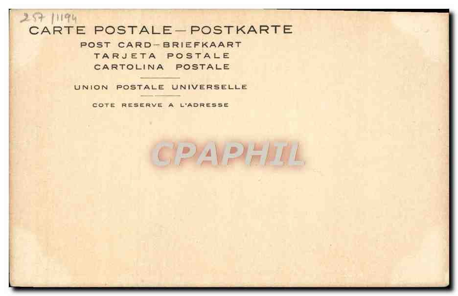 CPA Grace de H Rondel — Verso