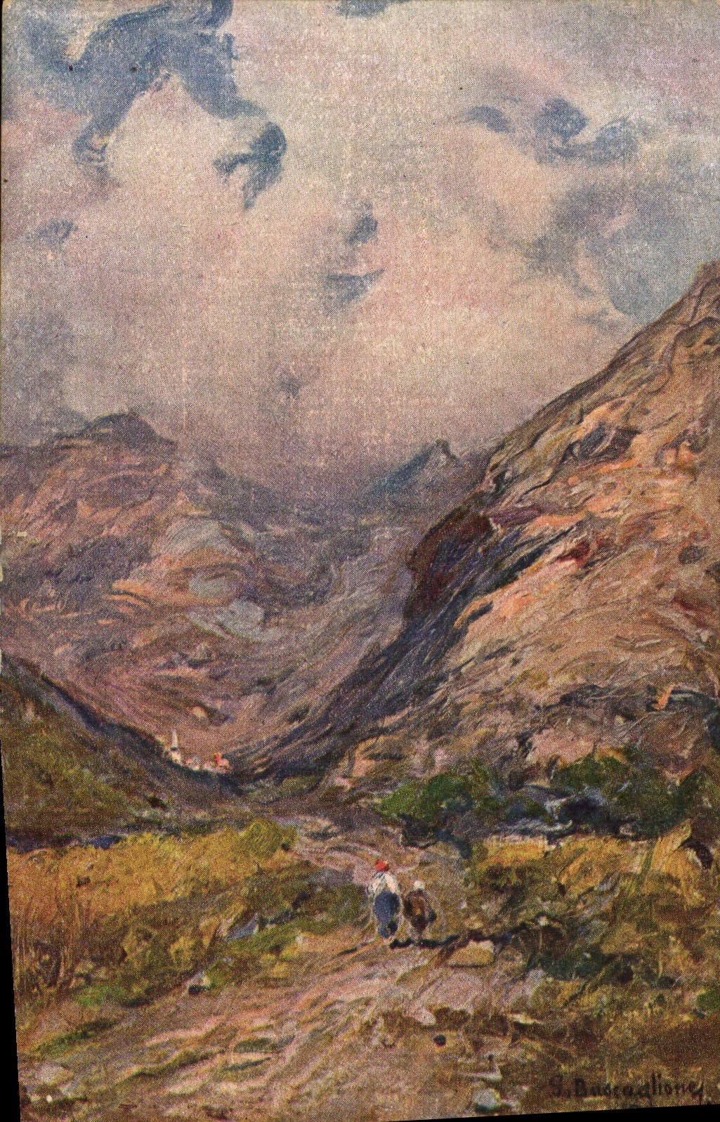 CPA Badraglioney Paysage 