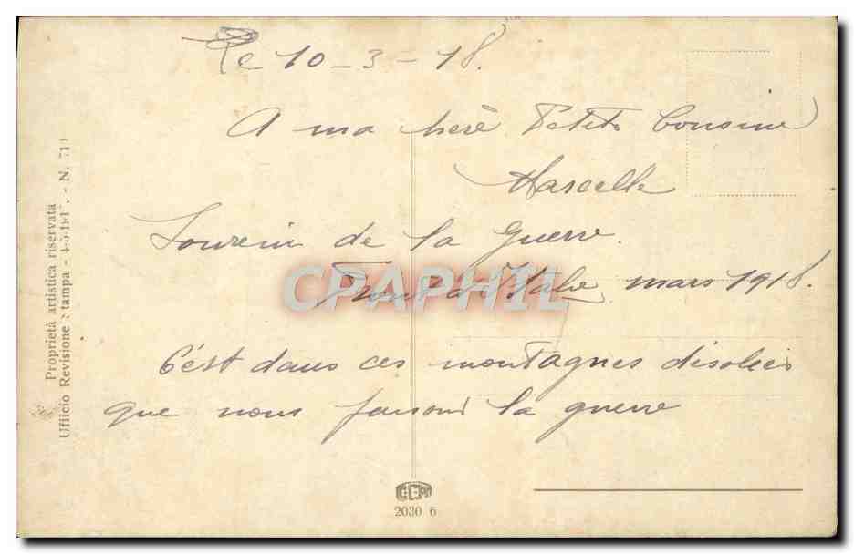 CPA Badraglioney Paysage  — Verso