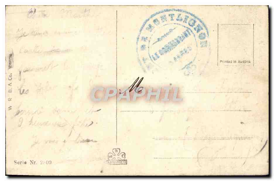 CPA Paysage  — Verso