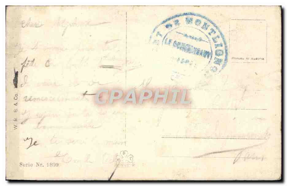 CPA Paysage paysans — Verso