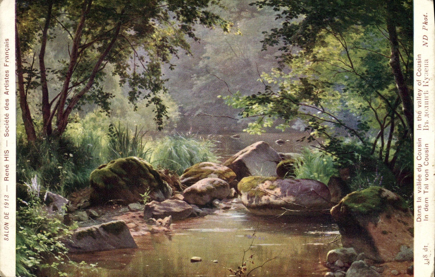 CPA Salon 1913 Dans la vallee du cousin 