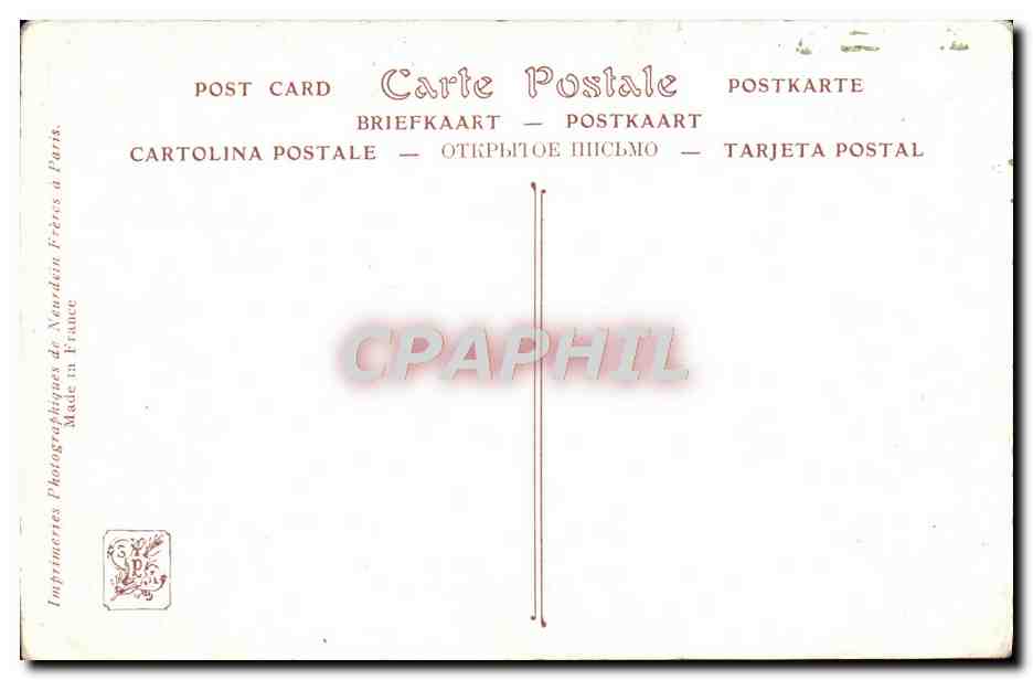 CPA Salon 1913 Dans la vallee du cousin  — Verso