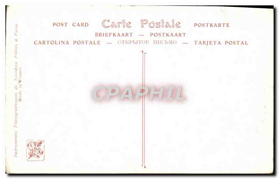 CPA Salon 1913 Les Iles labeaume  — Verso