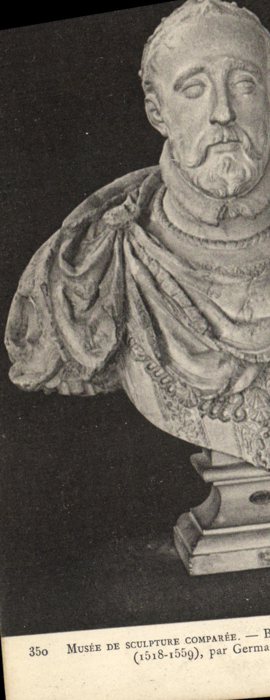 Buste de Germaine de France — Musée de Sculpture Comparée — par Germaine de France (1518-1559)