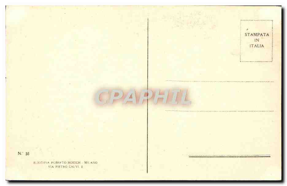 CPA la flora Tiziano Vecellio Firenze — Verso