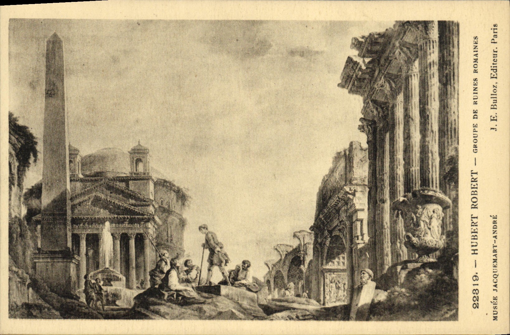 CPA Hubert Robert Ruines romaines Jacquemart Andre 