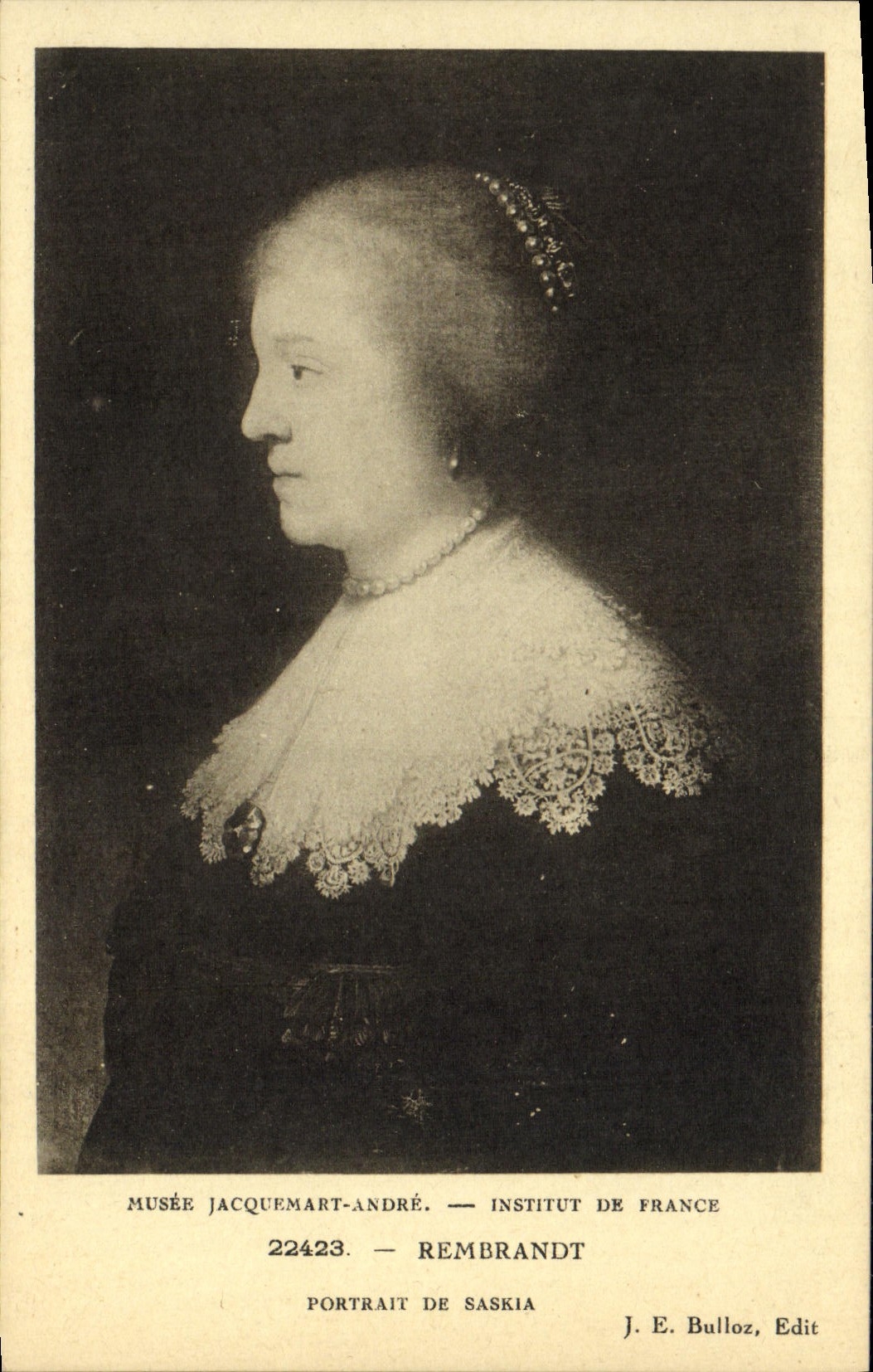 CPA Rembrandt Musee Jacquemart Andre Portrait de Saskia