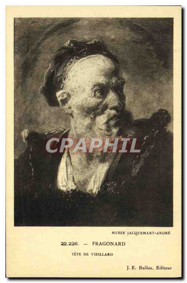 CPA Fragonard Tete de vieillard Musee Jacquemart Andre