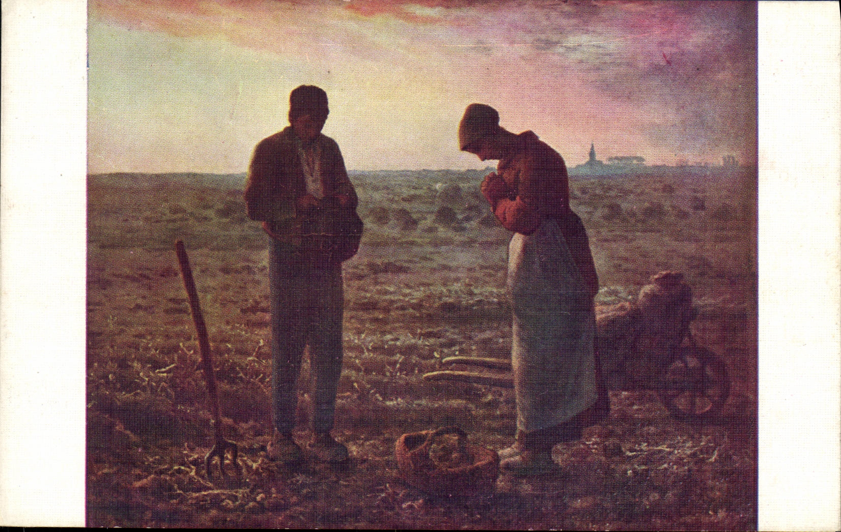 CPA Millet l'angelus