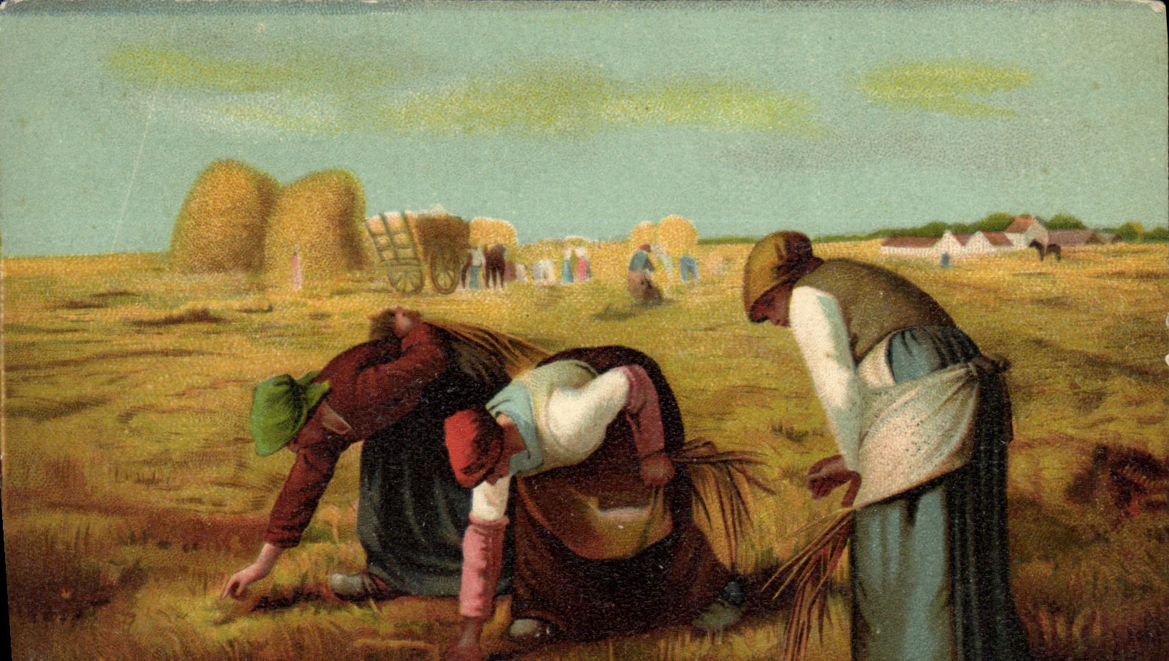 CPA Millet Glaneuses
