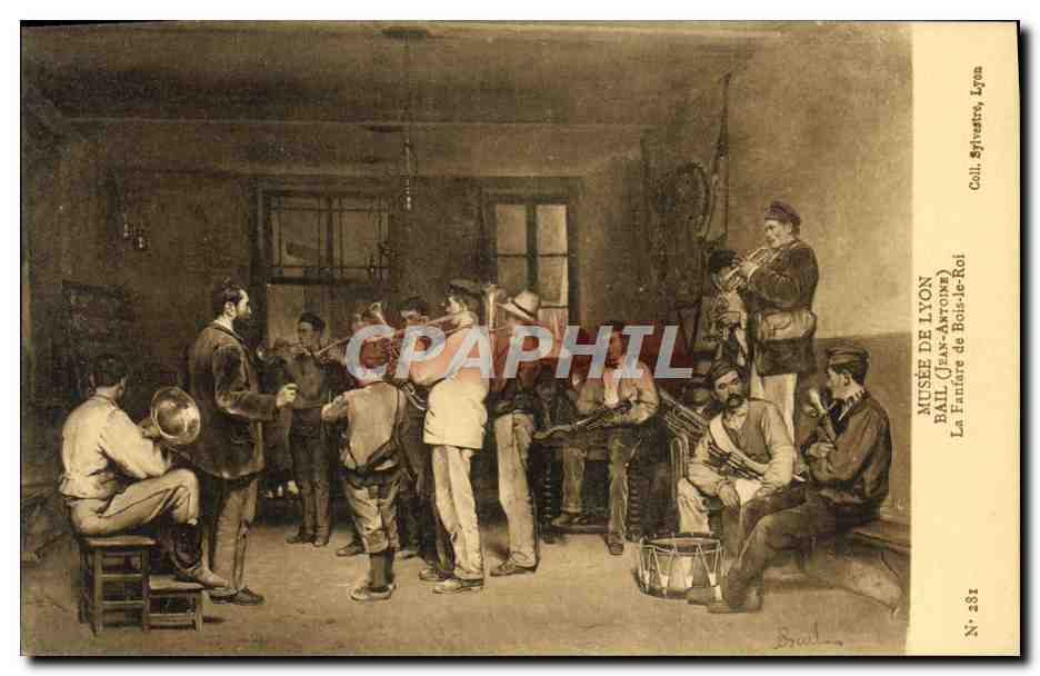 CPA Musee de Lyon Bail La fanfare de Bois le Roi 