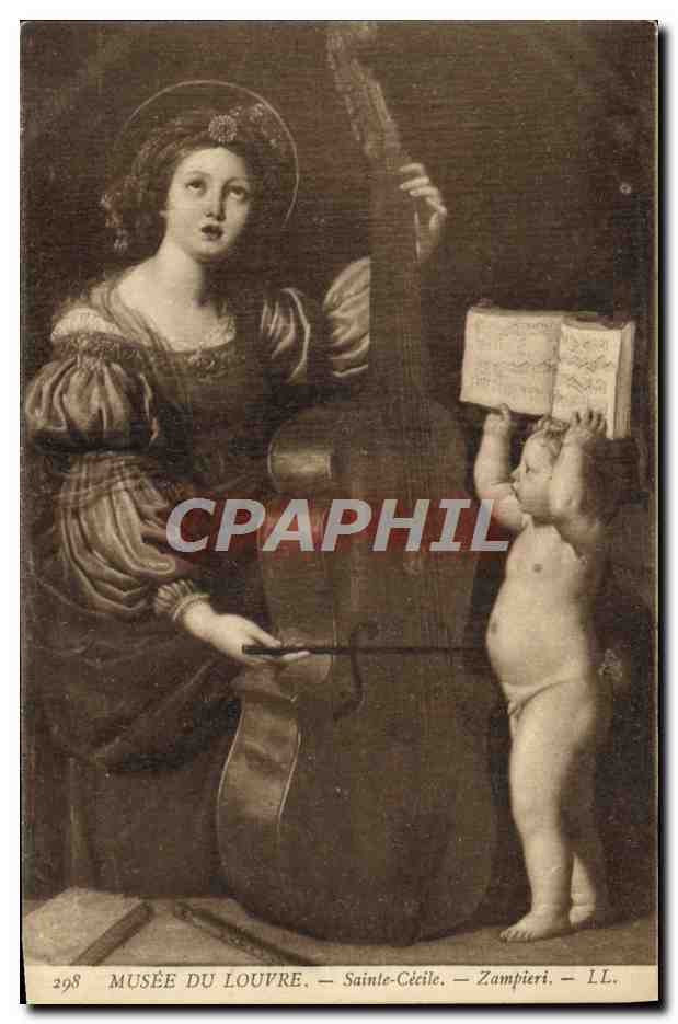 CPA Musee du Louvre Sainte Cecile Zampieri 