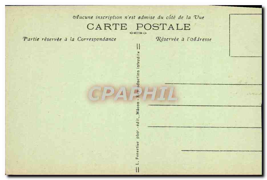 CPA Lamartine Madame Femme du poete — Rückseite