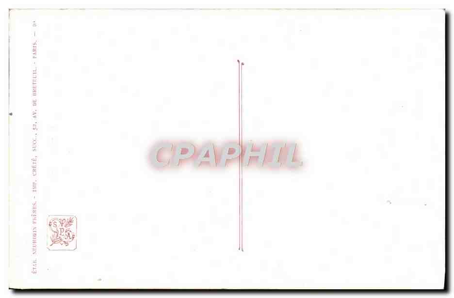 CPA Fantaisie Louis Ridel Le commencement d'un reve — Verso