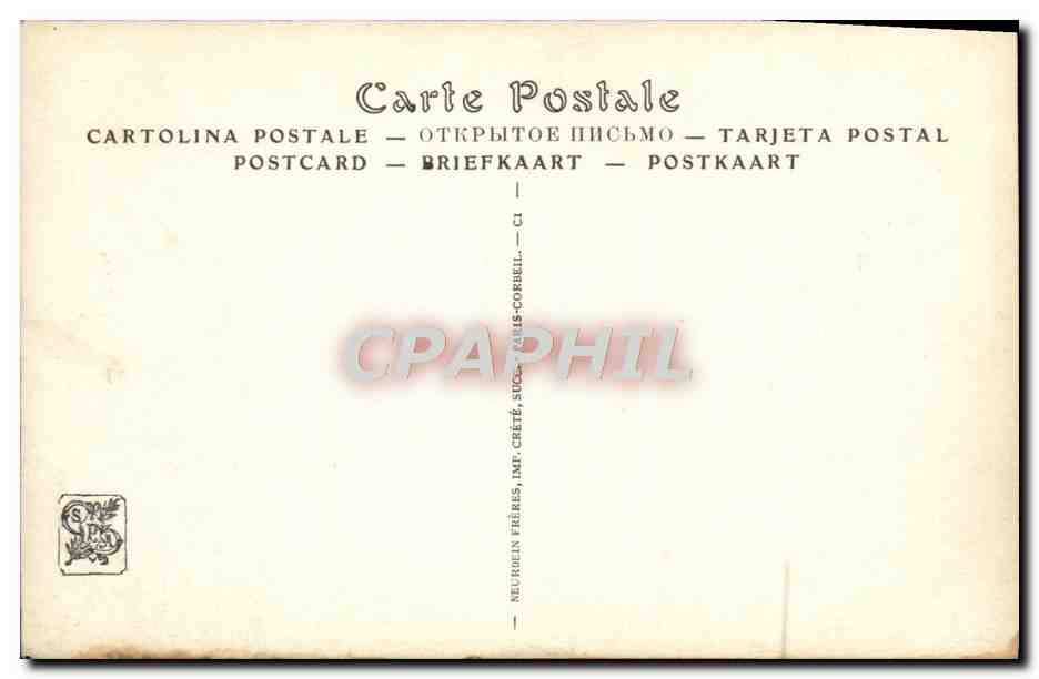 CPA Fantaisie Salons de Paris Kowalsky Repos Chevre Goat  — Verso