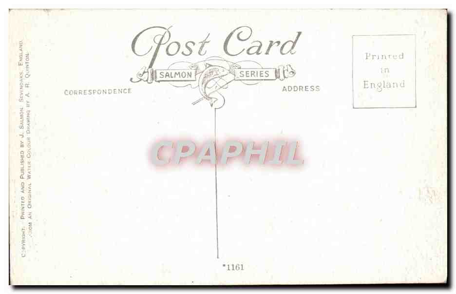 CPA Fantaisie Topley Pike Bucton  — Verso