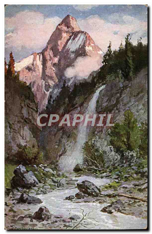 CPA Fantaisie Montagnes