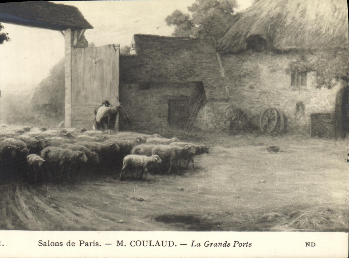 CPA Fantaisie Salons de Paris Coulaud La grande porte 
