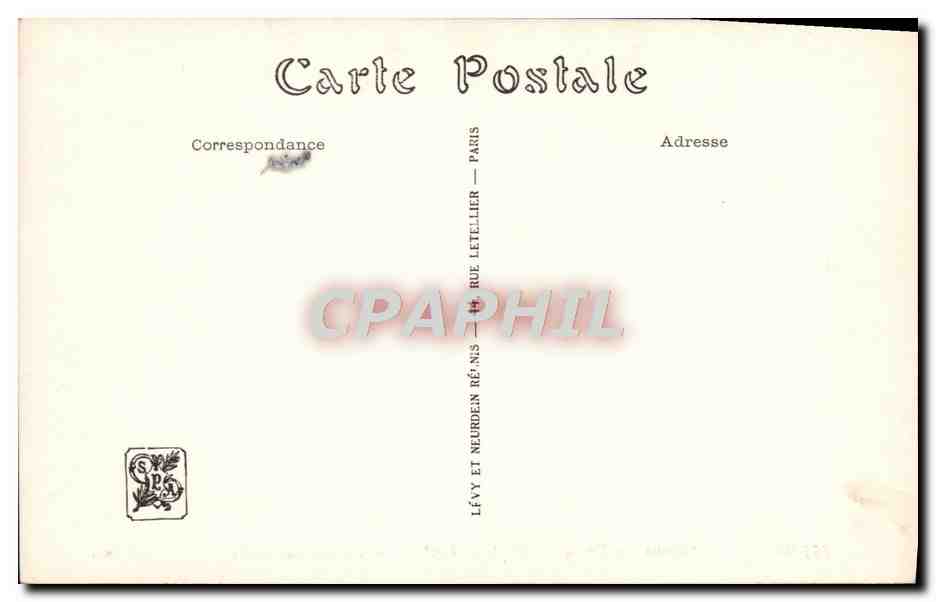 CPA Fantaisie Salons de Paris Coulaud La grande porte  — Verso