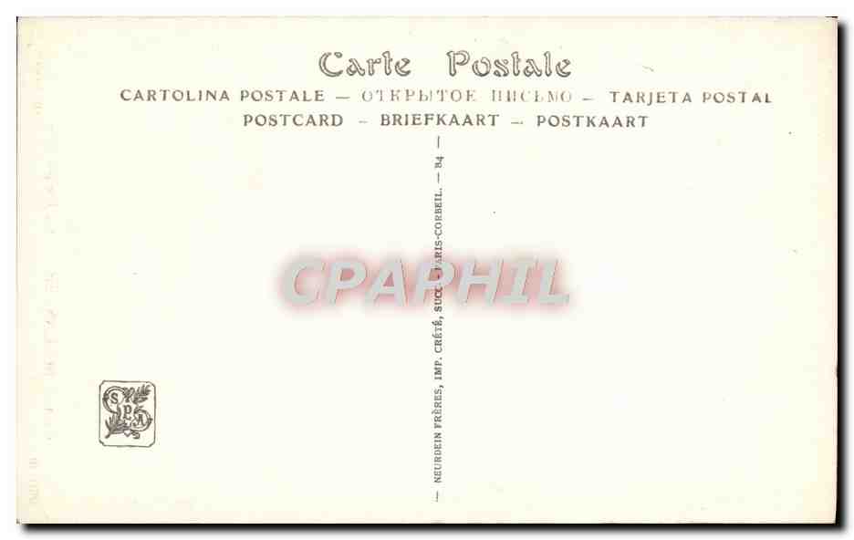 CPA Fantaisie Camille Bellanger La vieille tour  — Verso