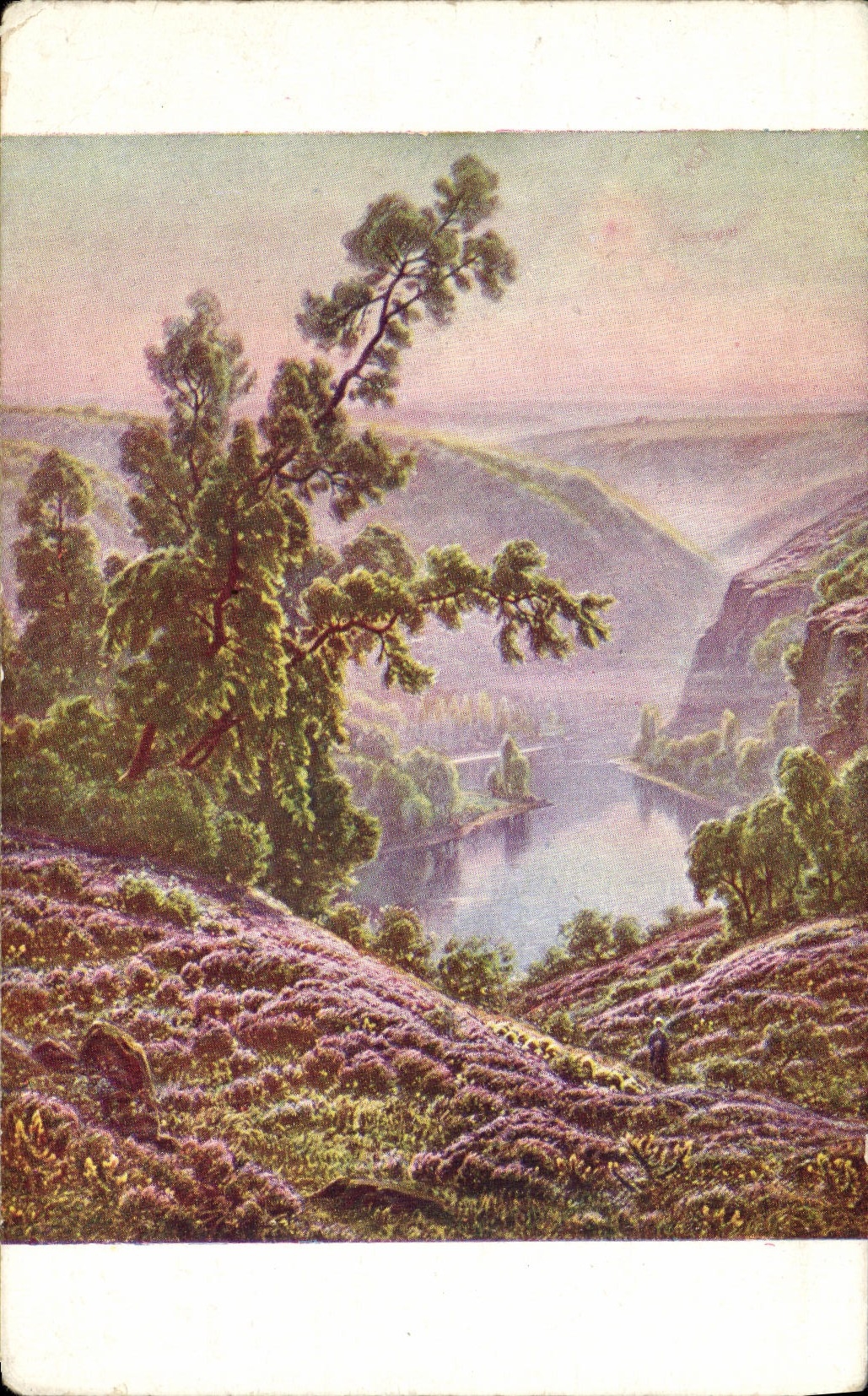 CPA Fantaisie Didier pouget Bruyeres en fleurs 