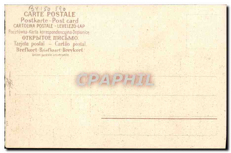 CPA Fantaisie Paysans — Verso