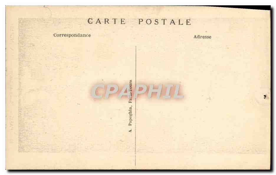 CPA Fantaisie Paris Musee de Louvre Greuze la cruche cassee — Verso