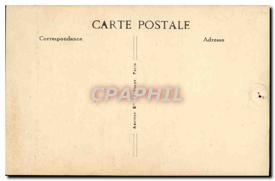 CPA Fantaisie Paris Musee de Louvre Chardin La Benedicte — Rückseite