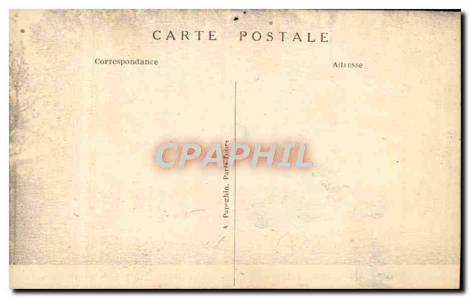 CPA Fantaisie Musee du Louvre Paris Henner La liseuse  — Rückseite
