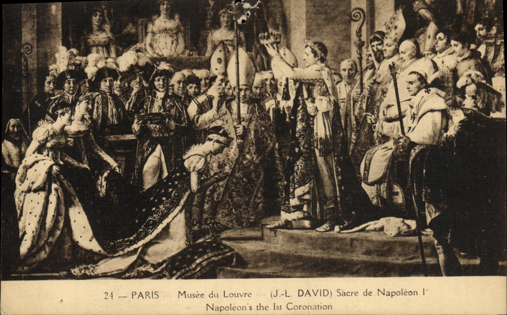 Sacre de Napoléon Ier — (J.-L. DAVID) — Musée du Louvre — Paris