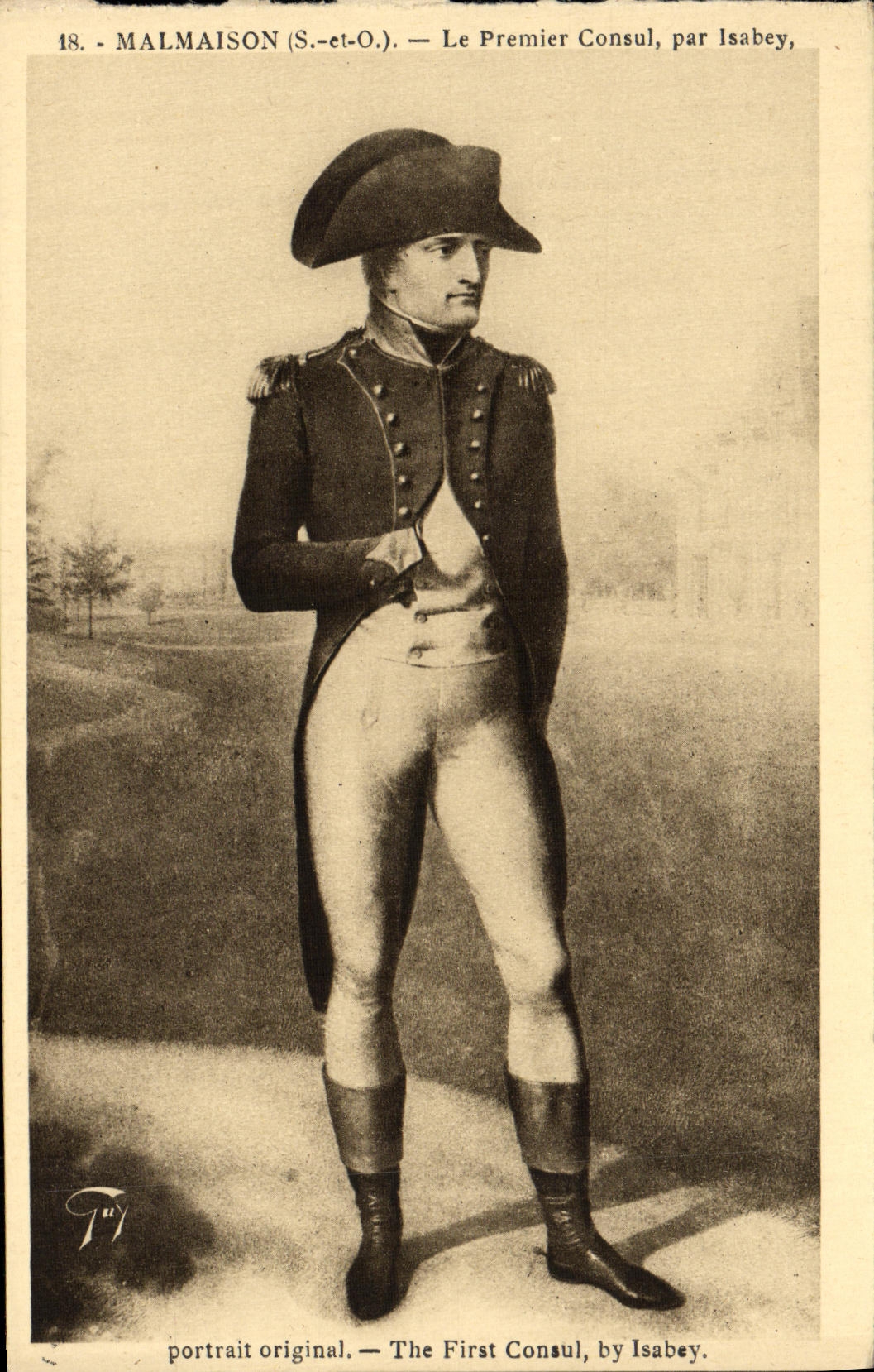 CPA Fantaisie Malmaison Napoleon 1er 1er consul 
